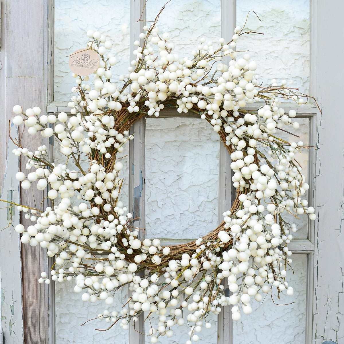 Cream Berry Wreath