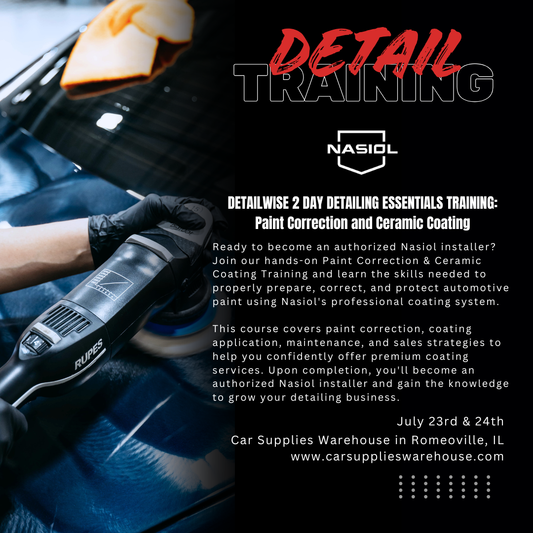 DETAILWISE 2 Day Paint Correction and Coating Training