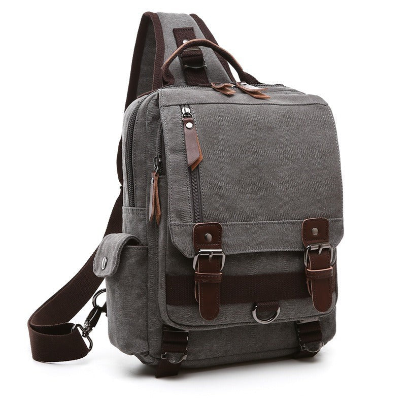 Canvas Backpack Men Travel Back Pack Multifunctional Shoulder Bag Women's Laptop Rucksack School Bags Female Daypack