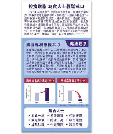 Colli-G GLPlus Intake Weight Loss Treatment 控食瘦 30caps