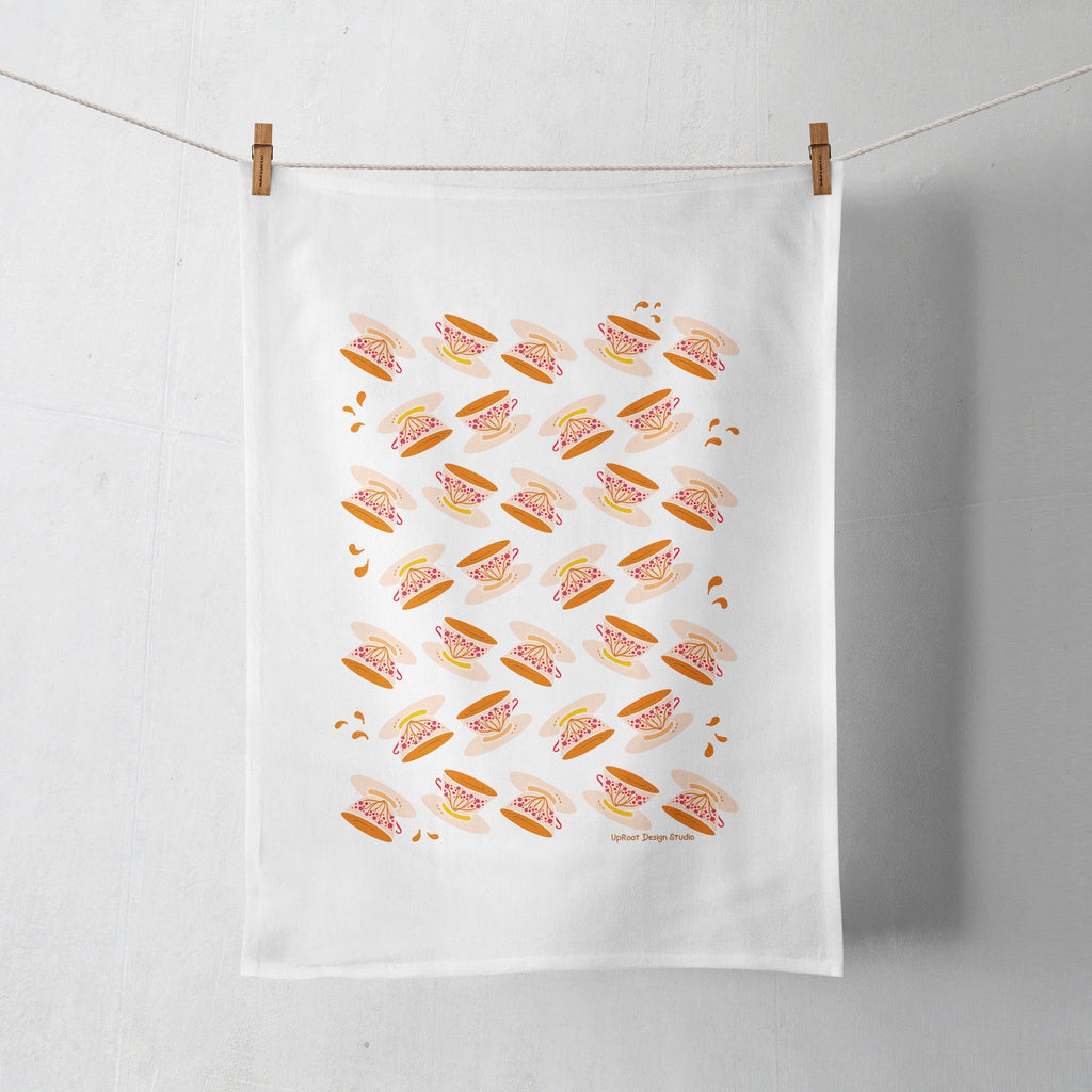 Build Your Own Custom Tea Time Gift Set with Honey and Two Teas + Tea Towel of Your Choice