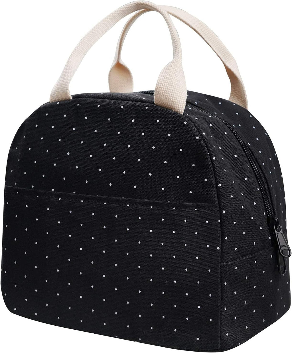 EurCross Striped Lunch Box – Elegant Housewarming Gift Women's, Foldable Insulated Lunch Bag for Daily Meal Prep