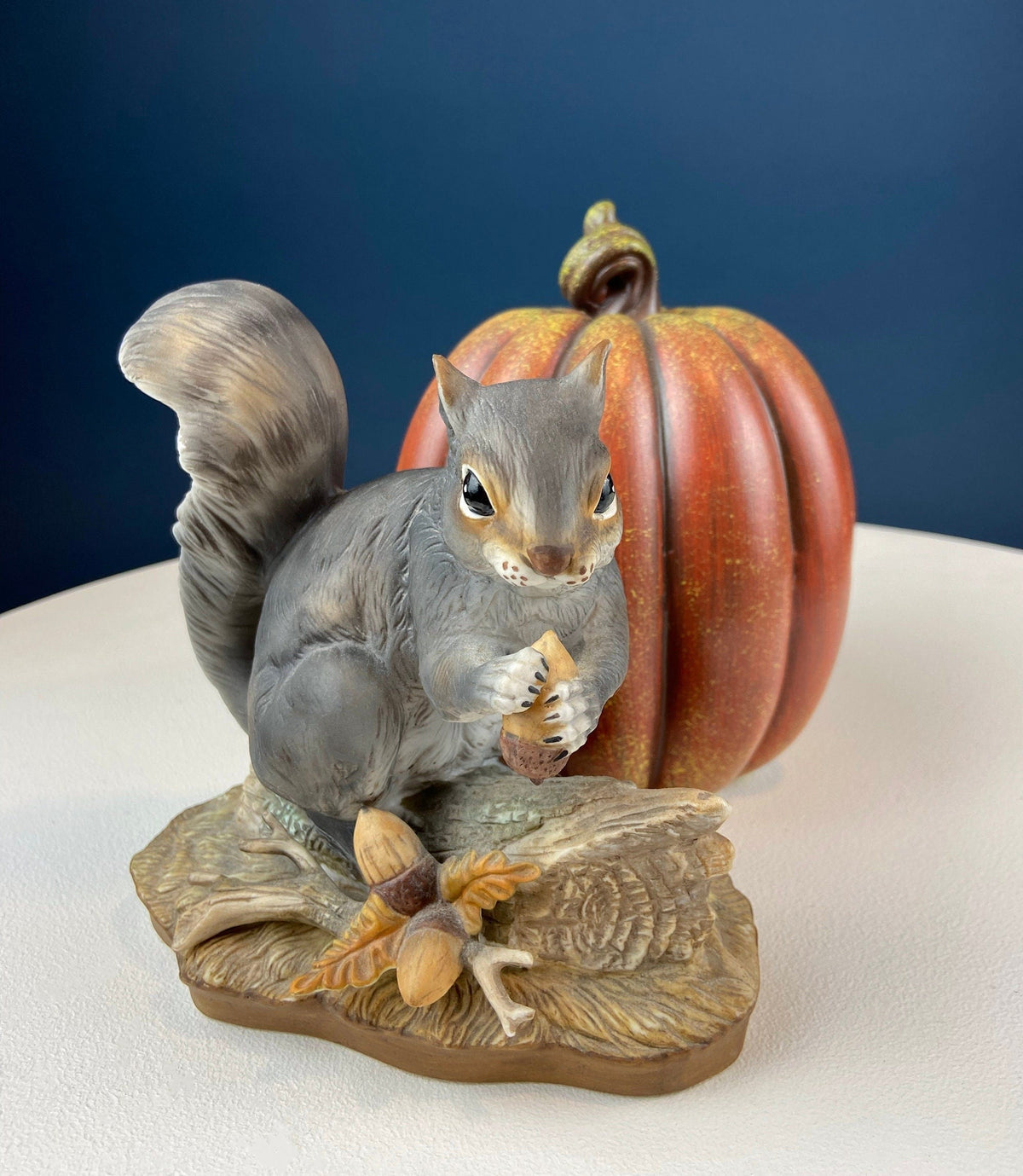 Vintage Ceramic Pumpkin. Fall Thanksgiving Celebration. Dining Room Table Decor. Rustic Home or Store Display. Great Add. to Collection.