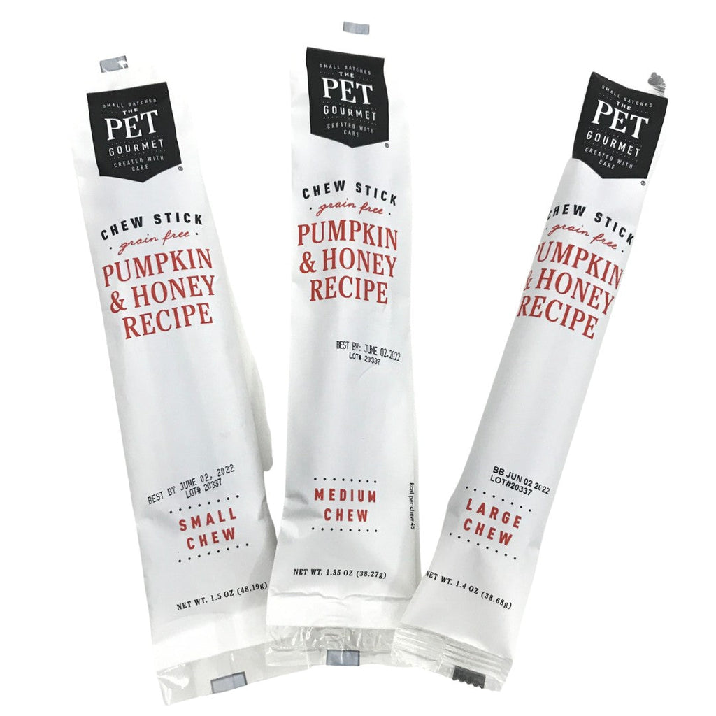 Pumpkin & Honey Chew Sticks