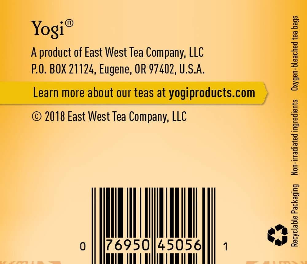 Yogi Tea Honey Lemon Throat Comfort – Heartfelt Valentine's Day Tea Gift for Wellness Lovers