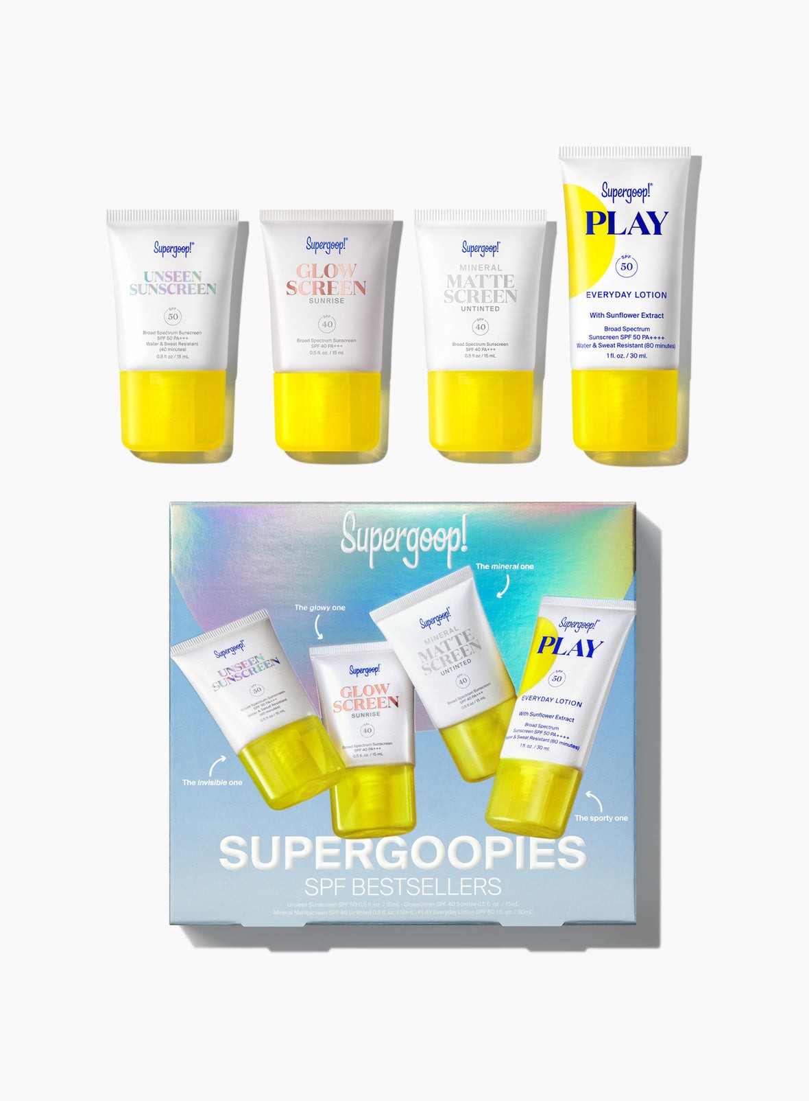 Supergoopies SPF Bestsellers Kit