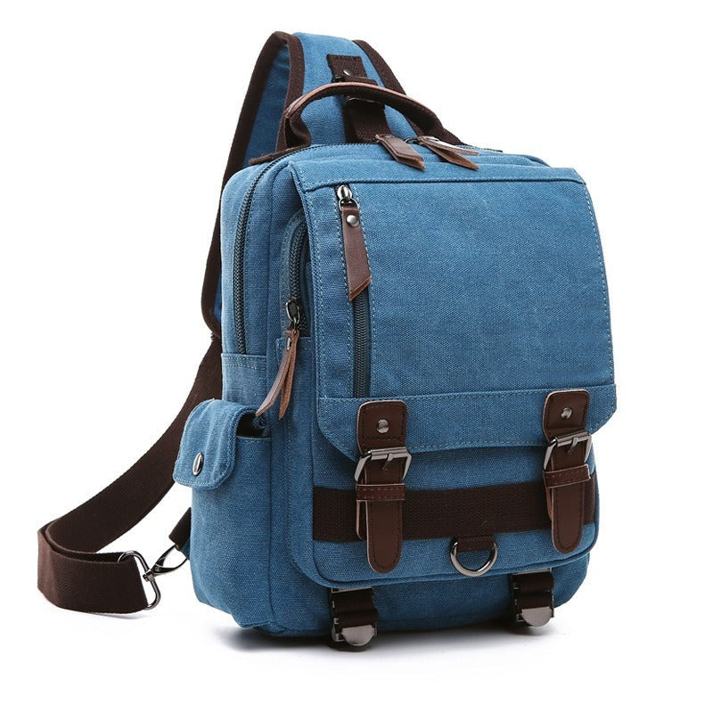Canvas Backpack Men Travel Back Pack Multifunctional Shoulder Bag Women's Laptop Rucksack School Bags Female Daypack