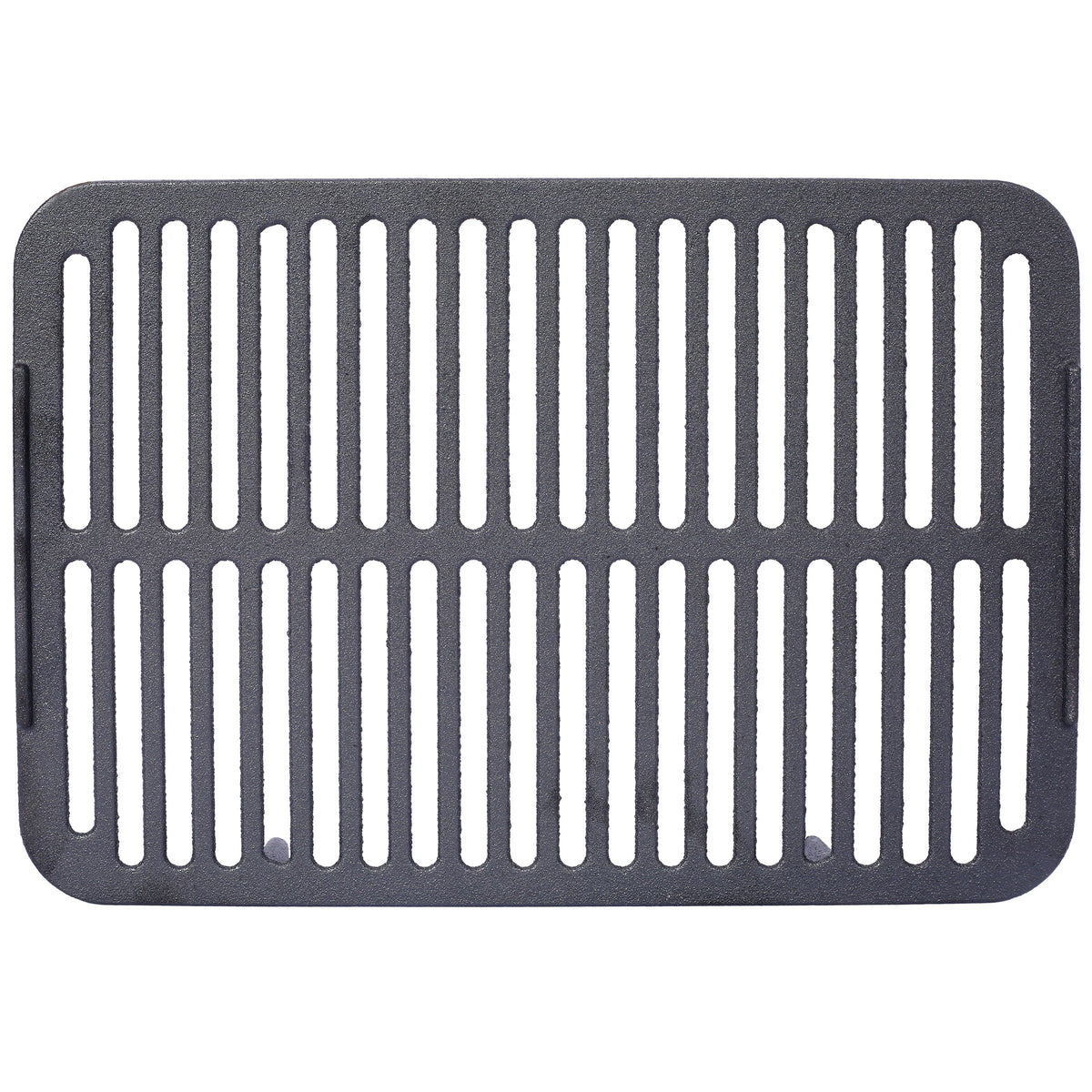 Oval Cast Iron Grill with Enamel Coating - Charcoal Tabletop Skillet