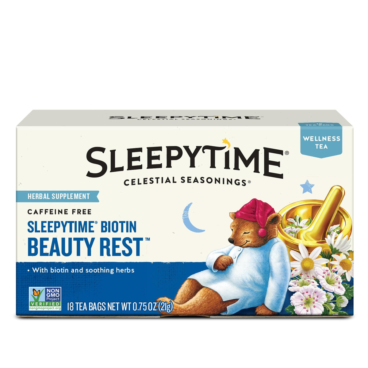 Celestial Seasonings Sleepytime Immune Herbal Tea – Background Calm for Deep Work and Better Rest