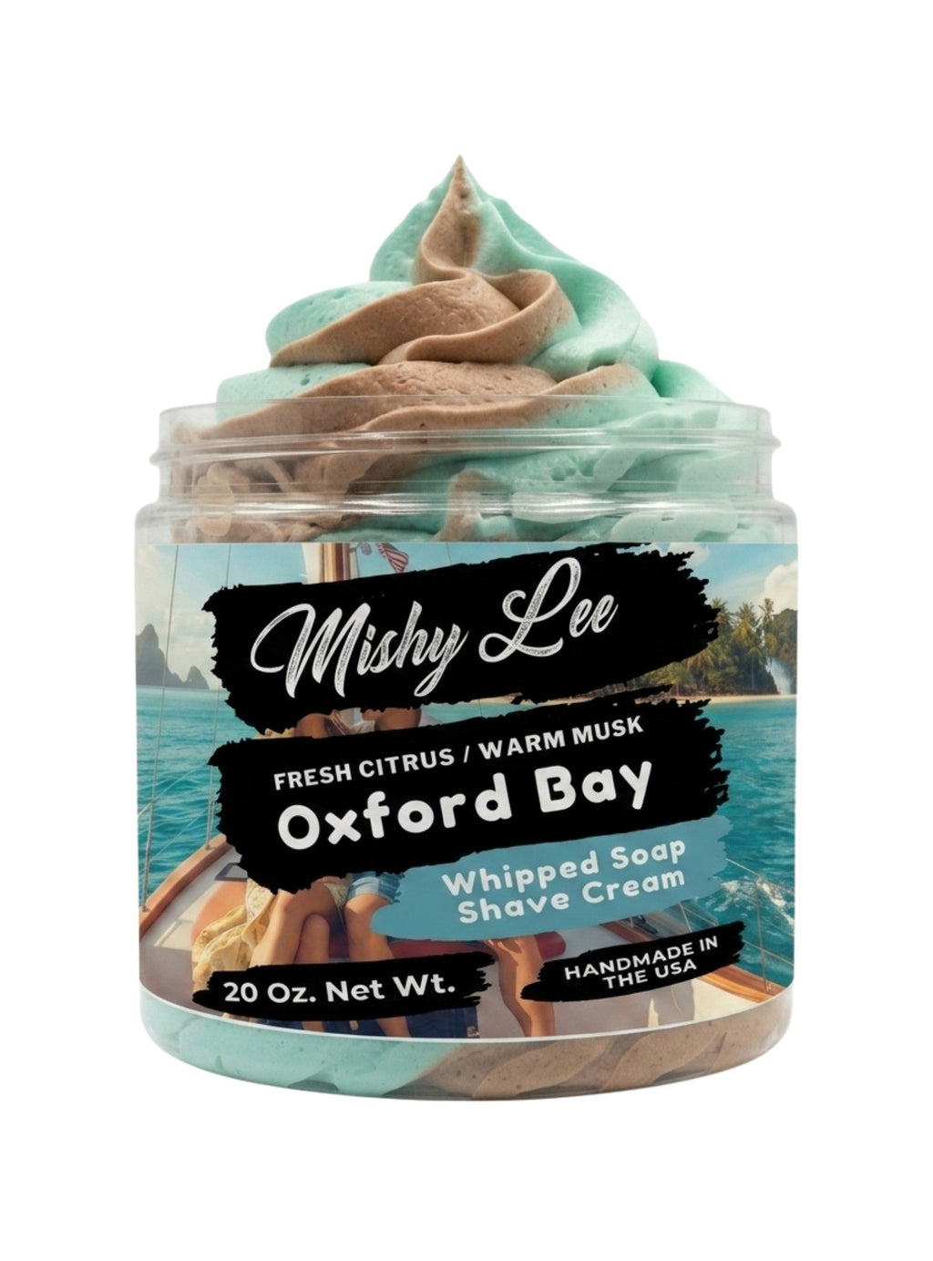 Oxford Bay Men's Whipped Soap and Shave Cream