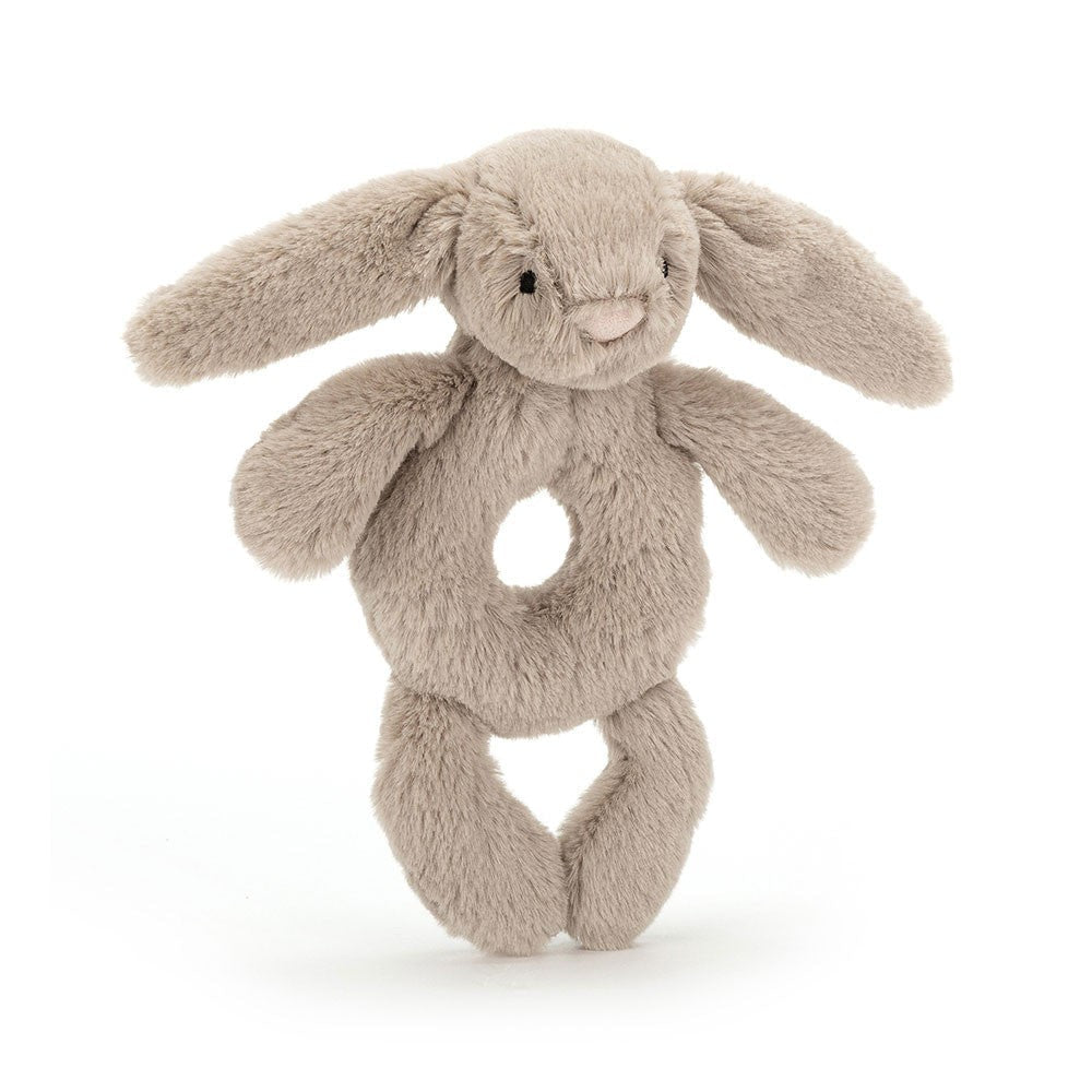 Jellycat Bashful Bunny Ring Rattle (Beige) 賓尼兔手搖鈴(棕色)