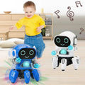 Kids Glow Music Educational Electric Pet Toy with LED Lights, Musical Dancing Robot, Baby Learn-to-Climb Toy, Birthday Gift for Children
