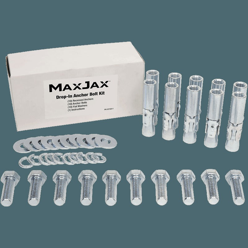 MAXJAX Anchor Bolt Kit - Standard Anchor Bolt Kit