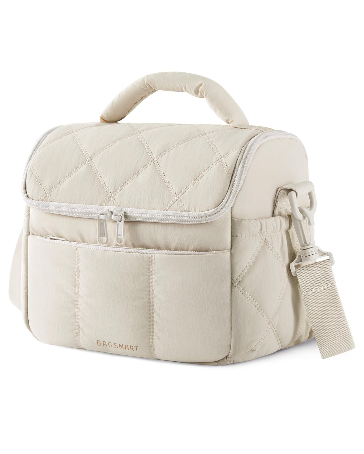 BAGSMART Puffer Lunch Cooler – Reusable Meal Prep Tote for Fitness Lovers Tracking Macros on the Go