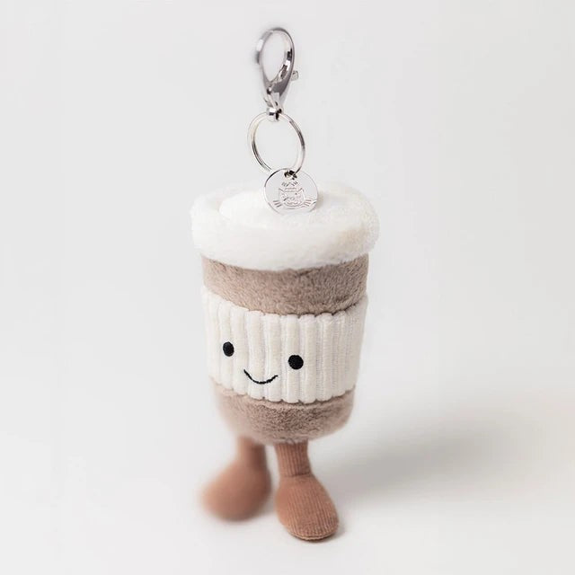 Jellycat Amuseables Coffee-to-Go Bag Charm 咖啡杯鑰匙扣