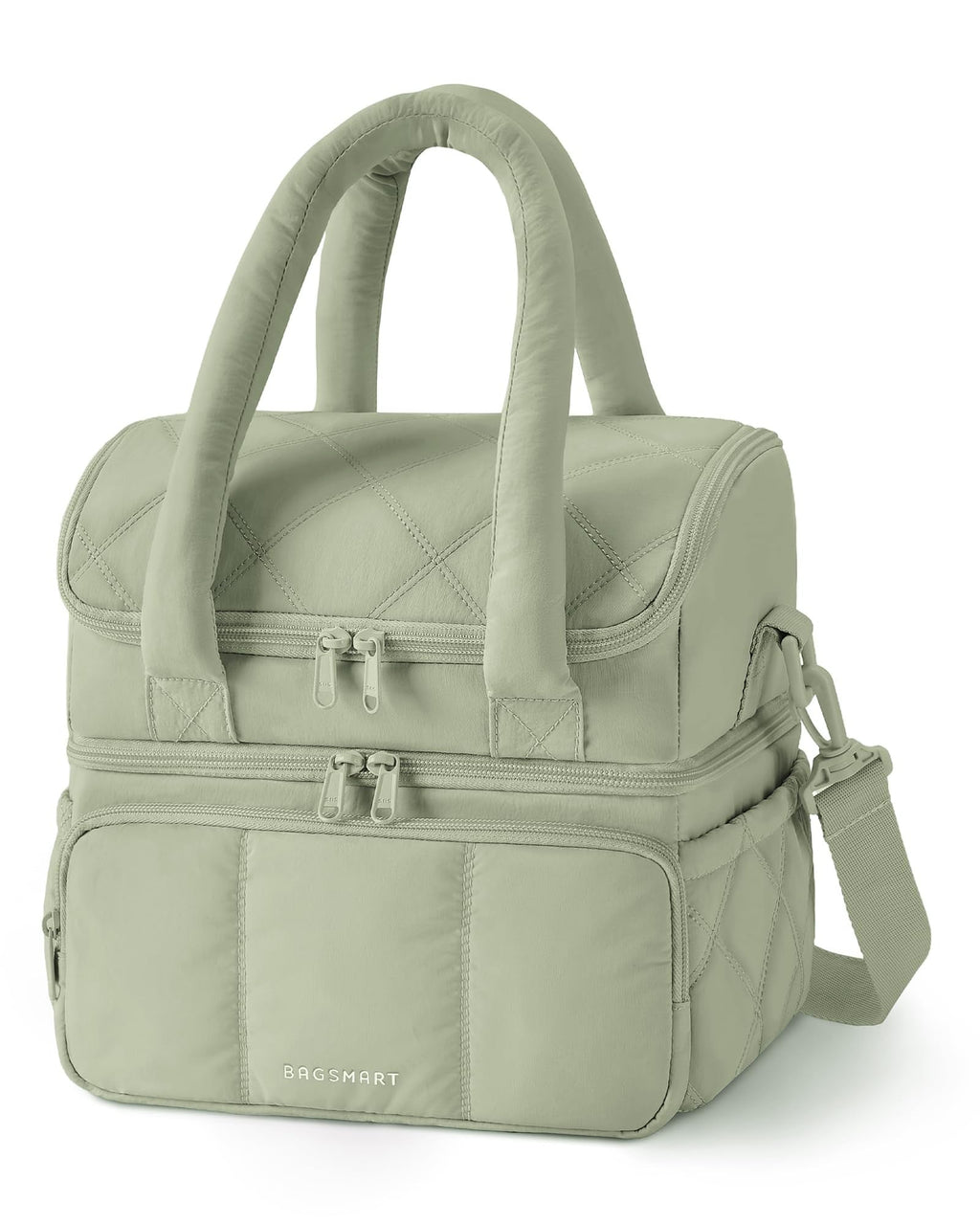 BAGSMART Puffer Lunch Cooler – Reusable Meal Prep Tote for Fitness Lovers Tracking Macros on the Go