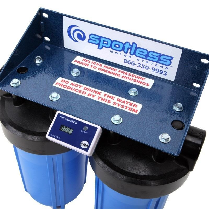 CR SPOTLESS 100 Gallon Deionized Water Filter Wall Mounted System