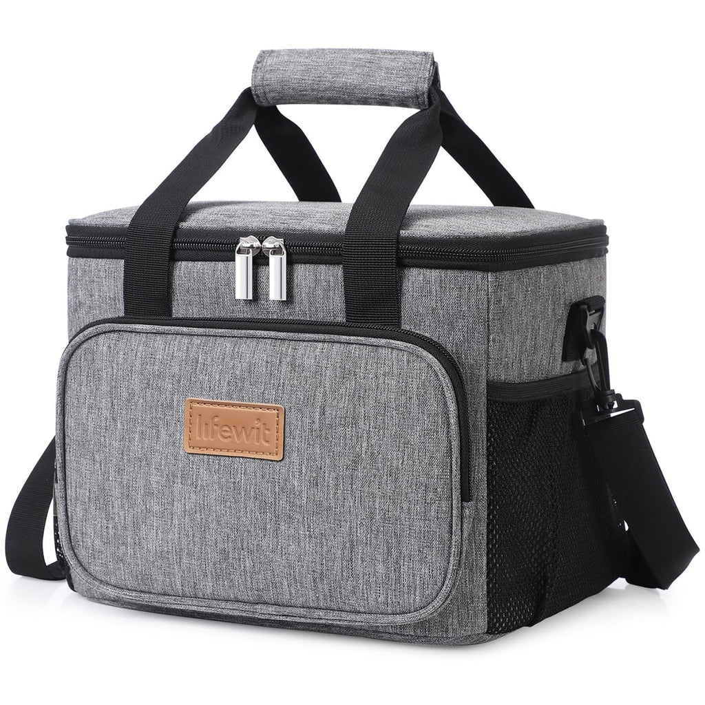 Lifewit Portion-Control Lunch Tote for Wellness Routines – 9L Insulated Bag for Fresh Salads and Snacks