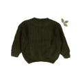 The Chunky Knit Sweater - Moss