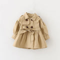 Jacket / Coat Baby Double Breast Windbreaker Jacket For baby girls 1-4T In elegant Style