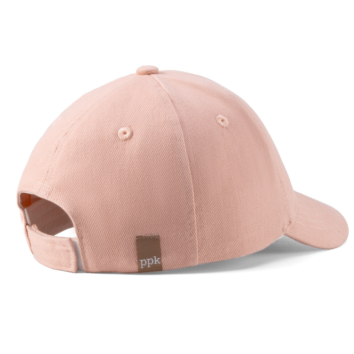 Girls Strawberry Baseball Hat, Pastel Pink, Cotton, Adjustable Sun Cap - All Ages - Baby to Youth