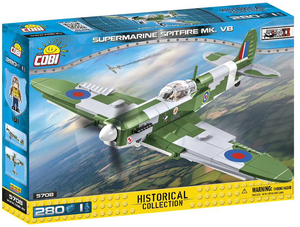 Cobi-5708- Supermarine Spitfire MK. VB(710pcs)