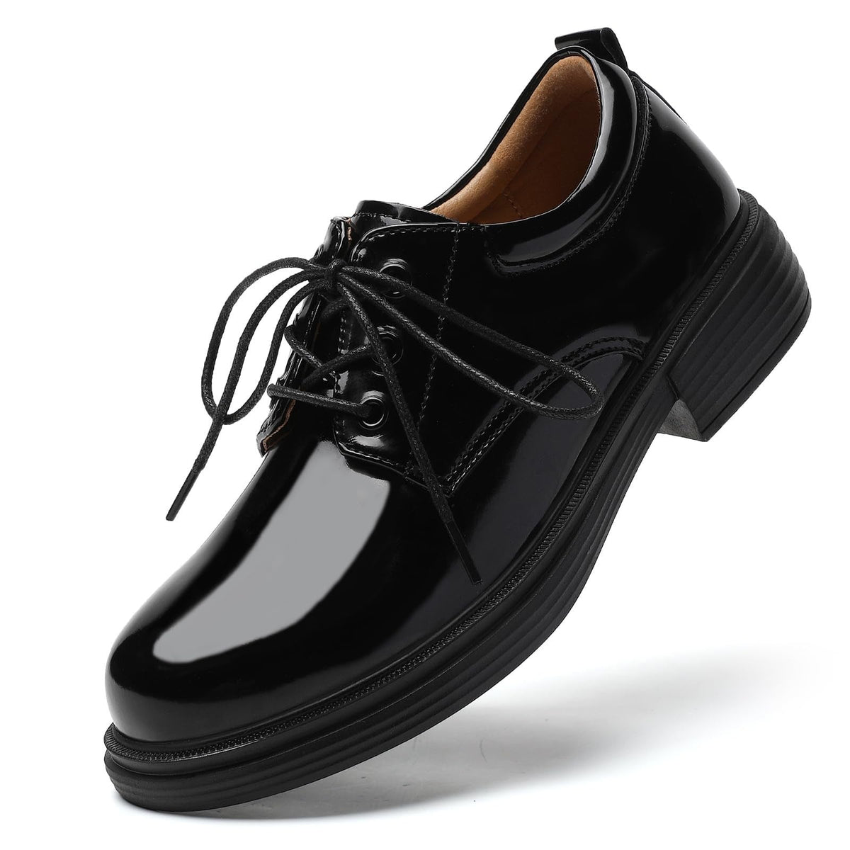 OKJ Oxford Shoes Women's Black Dress Lace Up Formal Work Uniform ShoesOKJ Oxford Shoes Women's Black Dress Lace Up Formal Work Uniform Shoes 7/5