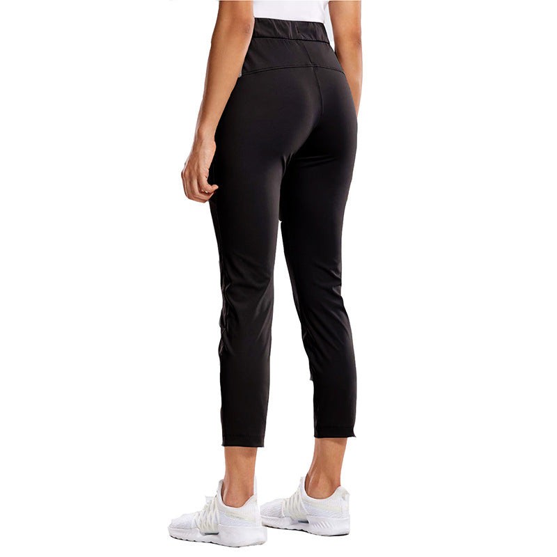 Sports Casual Pants Women's, Drawstring, Slim Fit, Running, Fitness, Yoga Pants, Quick-Dry, Moisture-Wicking