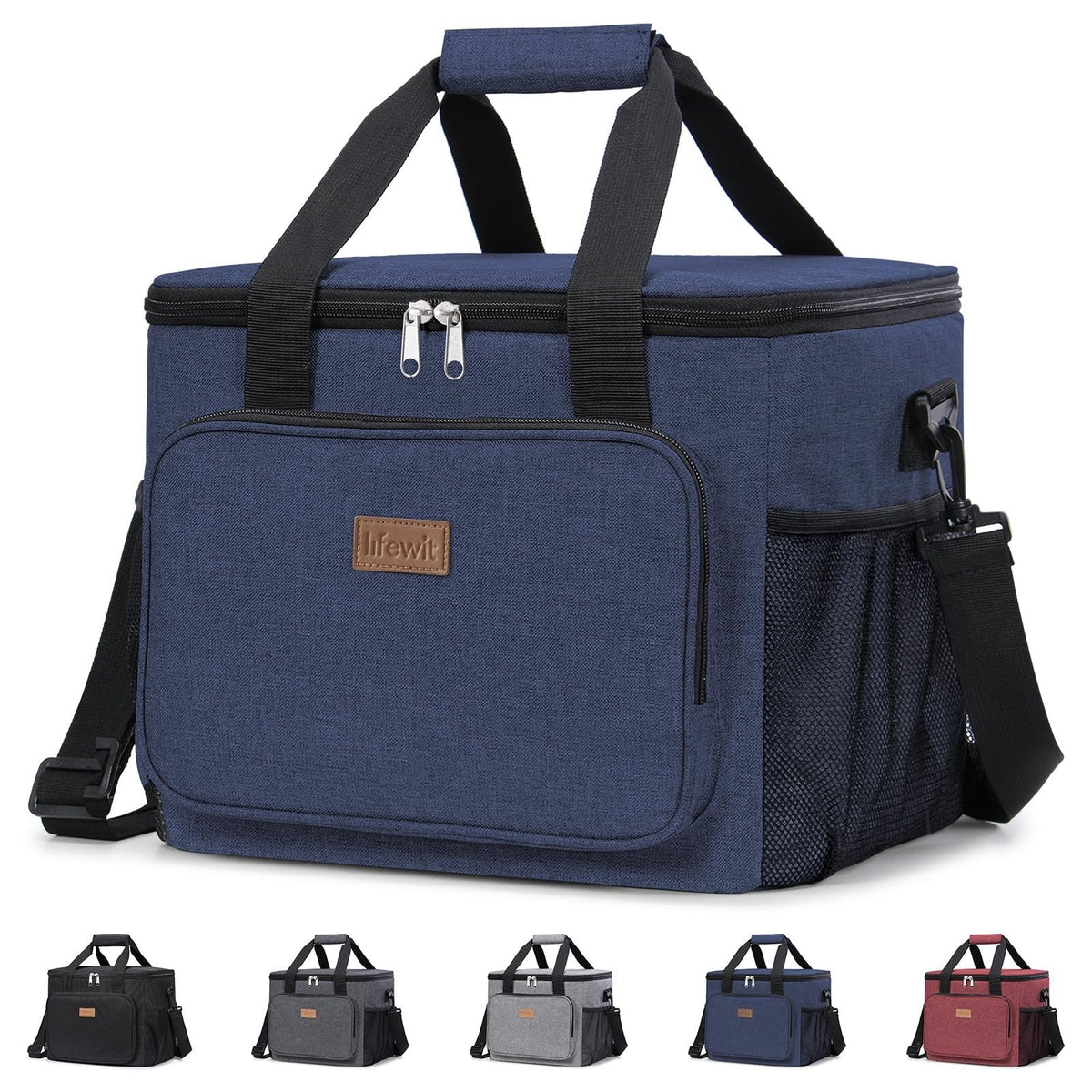Lifewit Portion-Control Lunch Tote for Wellness Routines – 9L Insulated Bag for Fresh Salads and Snacks