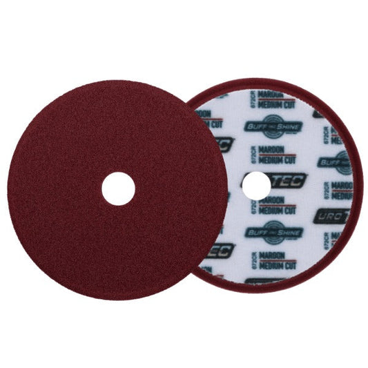 BUFF AND SHINE Uro-Tec Maroon Medium Cut Foam Grip Pad