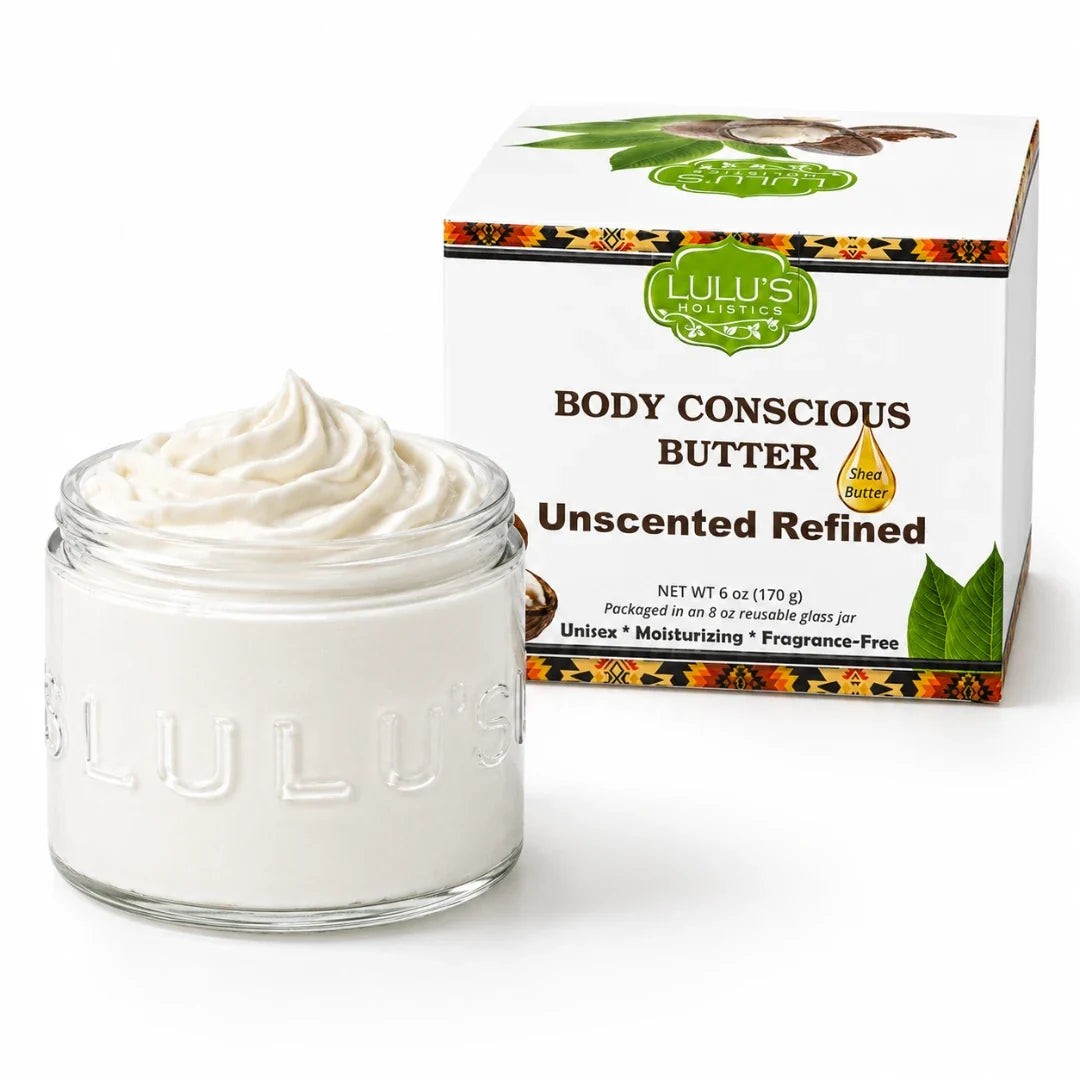 Lulu's Holistics Rosewater Whipped Body Butter – Hydrating, Skin-Softening Care