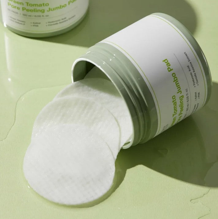 Sungboon Green Tomato Pore Peeling Jumbo Pad 綠蕃茄緊緻毛孔去角質爽膚棉 (60 pads)
