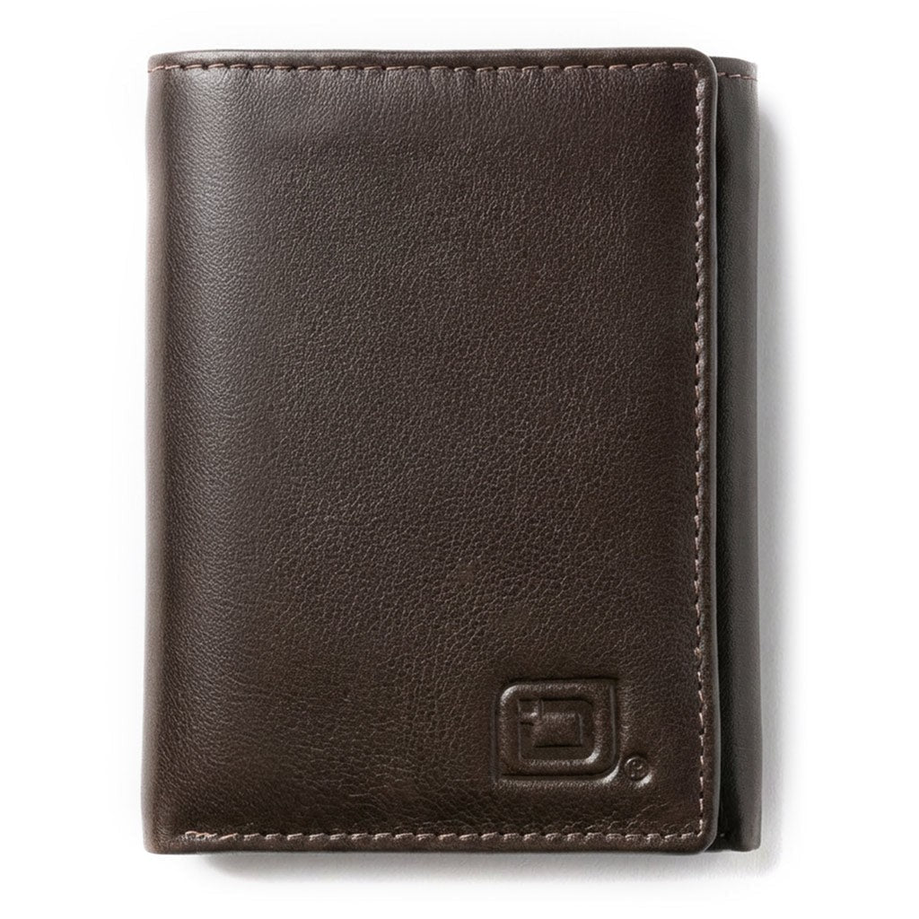 Mens RFID Wallet - Extra Capacity Leather Trifold 7 slot with ID Window