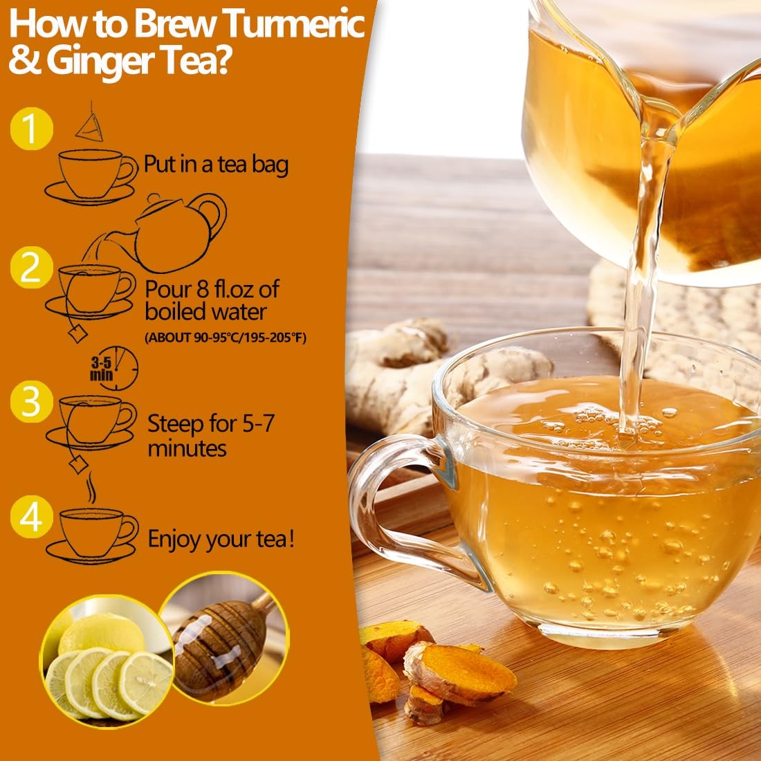 Caffeine-Free Turmeric Blend – Effortless Loose-Routine Tea for Capsule Pantries and Less-Is-More Spaces