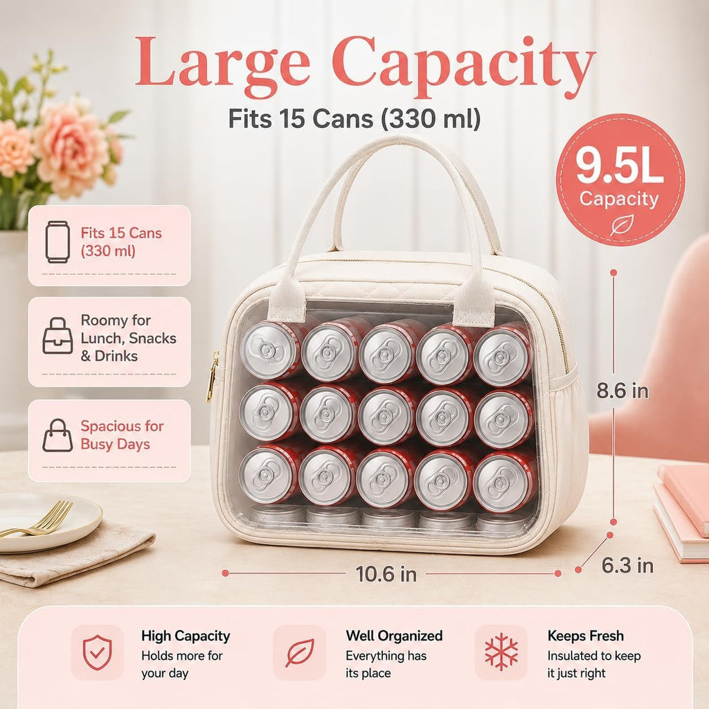 WYNBAG Leakproof Lunch Tote – Open-Air Lunch Bag for Patio Brunches and Backyard Gatherings