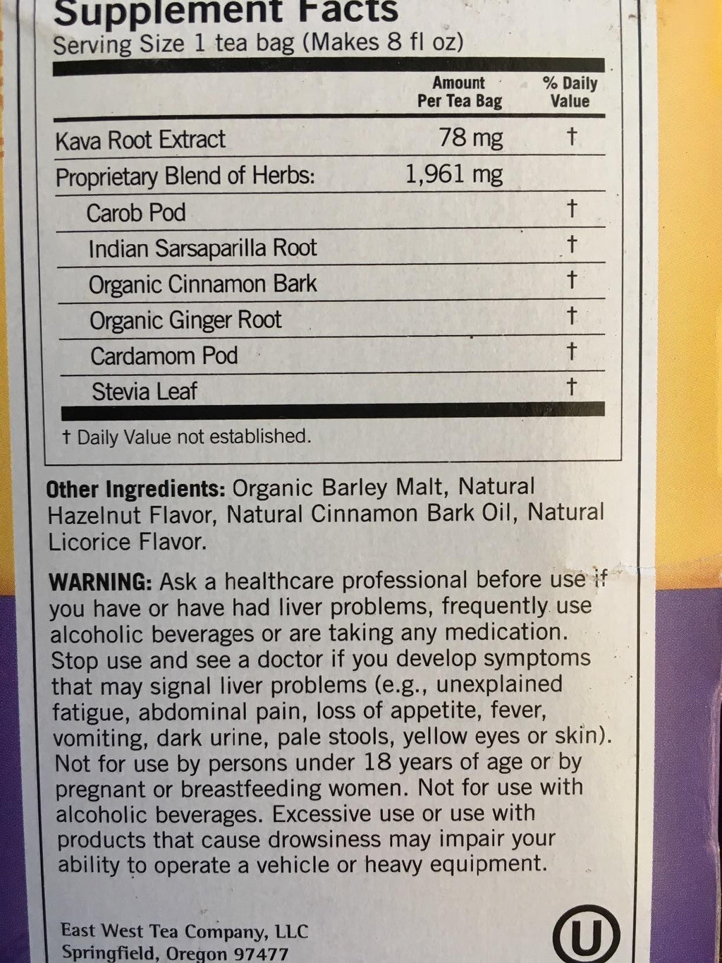 Yogi Tea Kava Stress Relief – Post-Work Decompression, Organic Tea to Transition Out of Work Mode