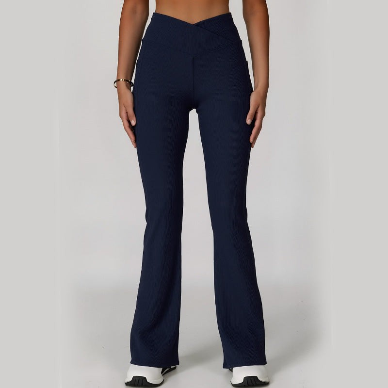 High-Waisted Yoga Flare Pants Women's, Dance Sports Pants, Casual Butt-Lifting Fitness Premium Flared Yoga Pants