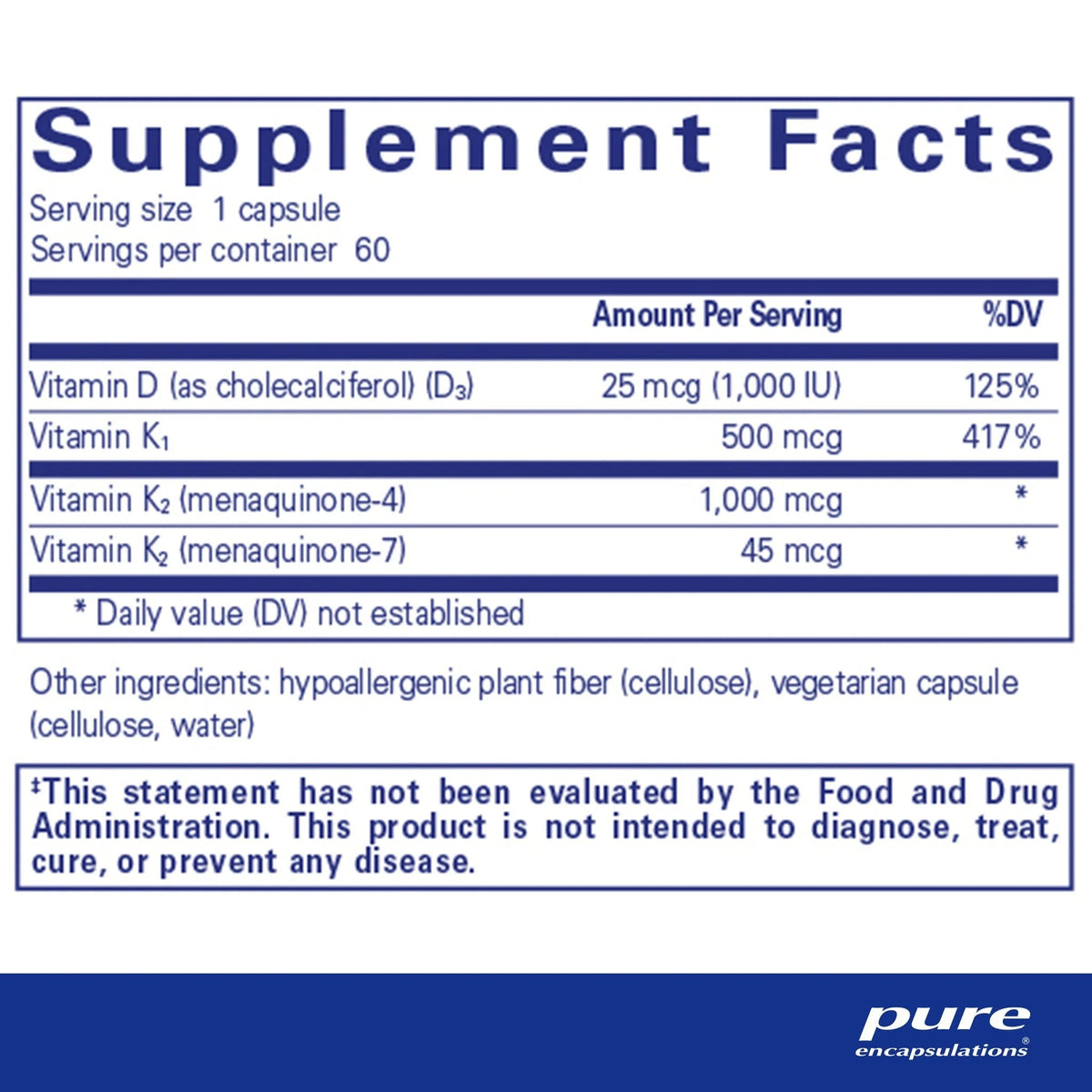 Pure Encapsulations - Synergy K