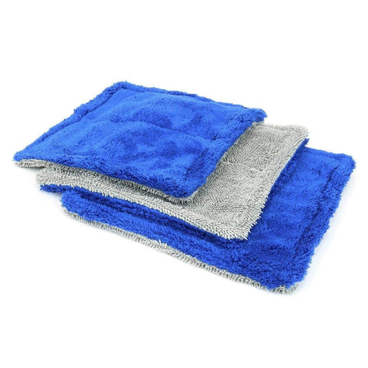 Amphibian Mini Glass & Interior Towel – 3 Pack Compact Dual-Surface Microfiber for Glass and More