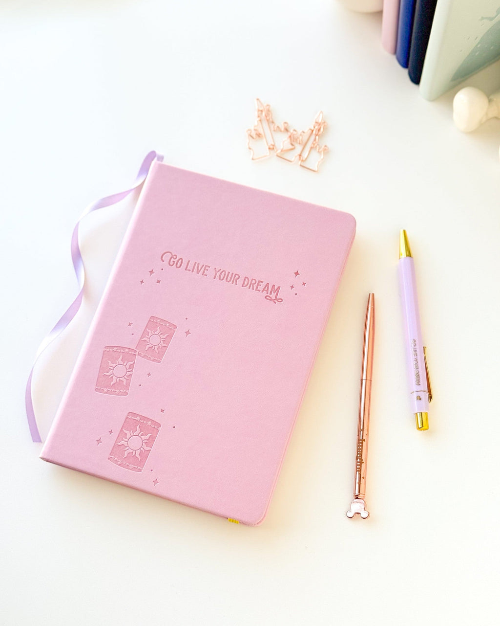 Floating Lanterns Embossed Notebook