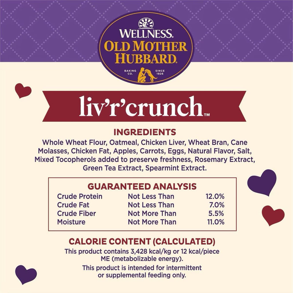 Old Mother Hubbard Liv'R'Crunch Mini Crunchy Dog Treats (20oz)