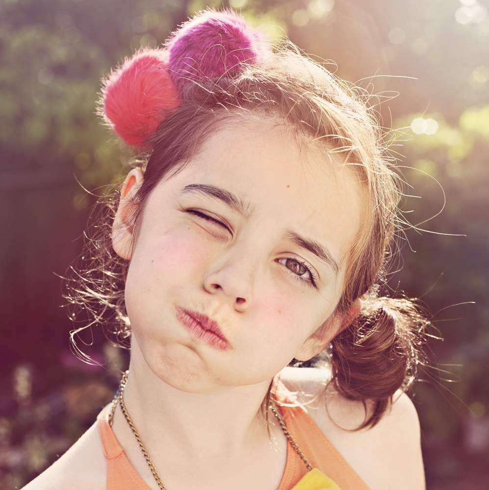 Girls Faux Fur Ball Ponytail Hair Tie - (Kids all ages)