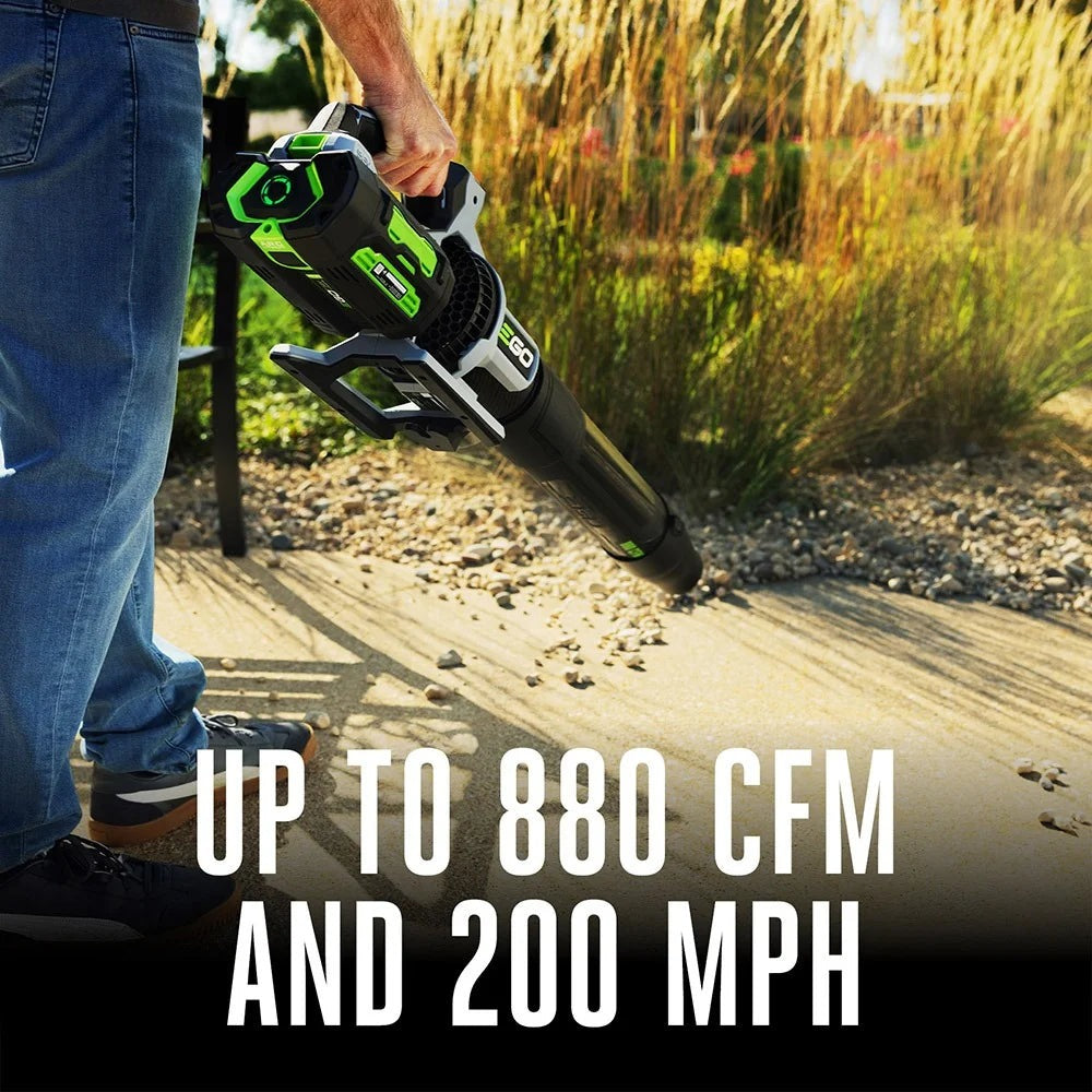 EGO | EGO POWER+ 880-CFM (200-MPH) Handheld Leaf Blower, w (2) 4Ah Batteries and Charger