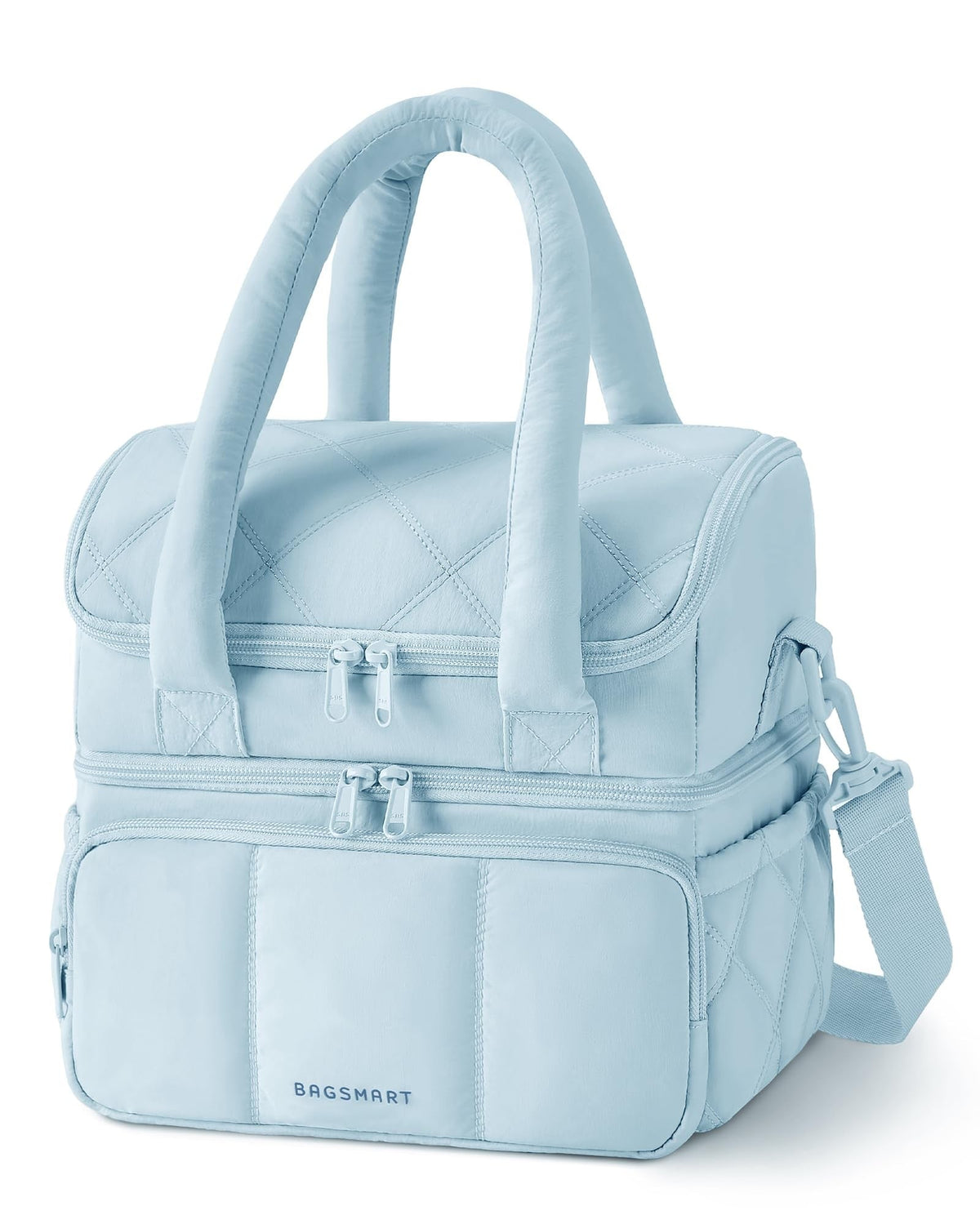 BAGSMART Puffer Lunch Cooler – Reusable Meal Prep Tote for Fitness Lovers Tracking Macros on the Go