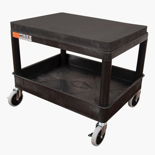 Luxor Mobile Mechanic’s Seat with Storage – Rolling Garage & Shop Stool