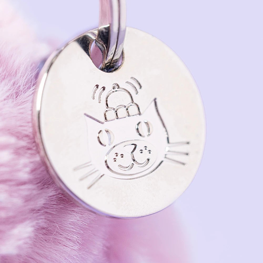 Jellycat Thistlepop Blossom Bunny Bag Charm 紫色碎花賓尼兔鑰匙扣