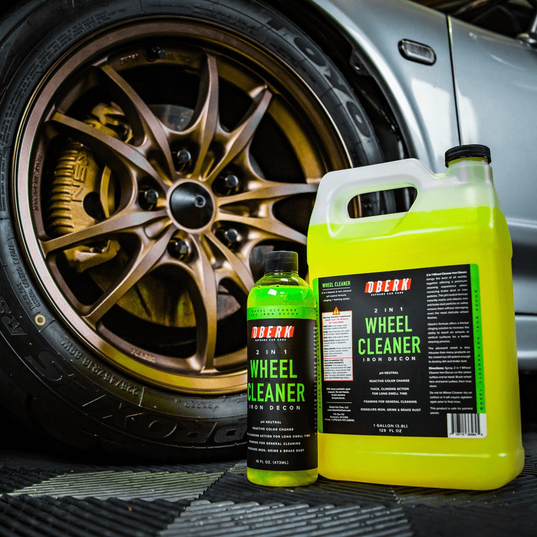 OBERK 2-in-1 Wheel Cleaner