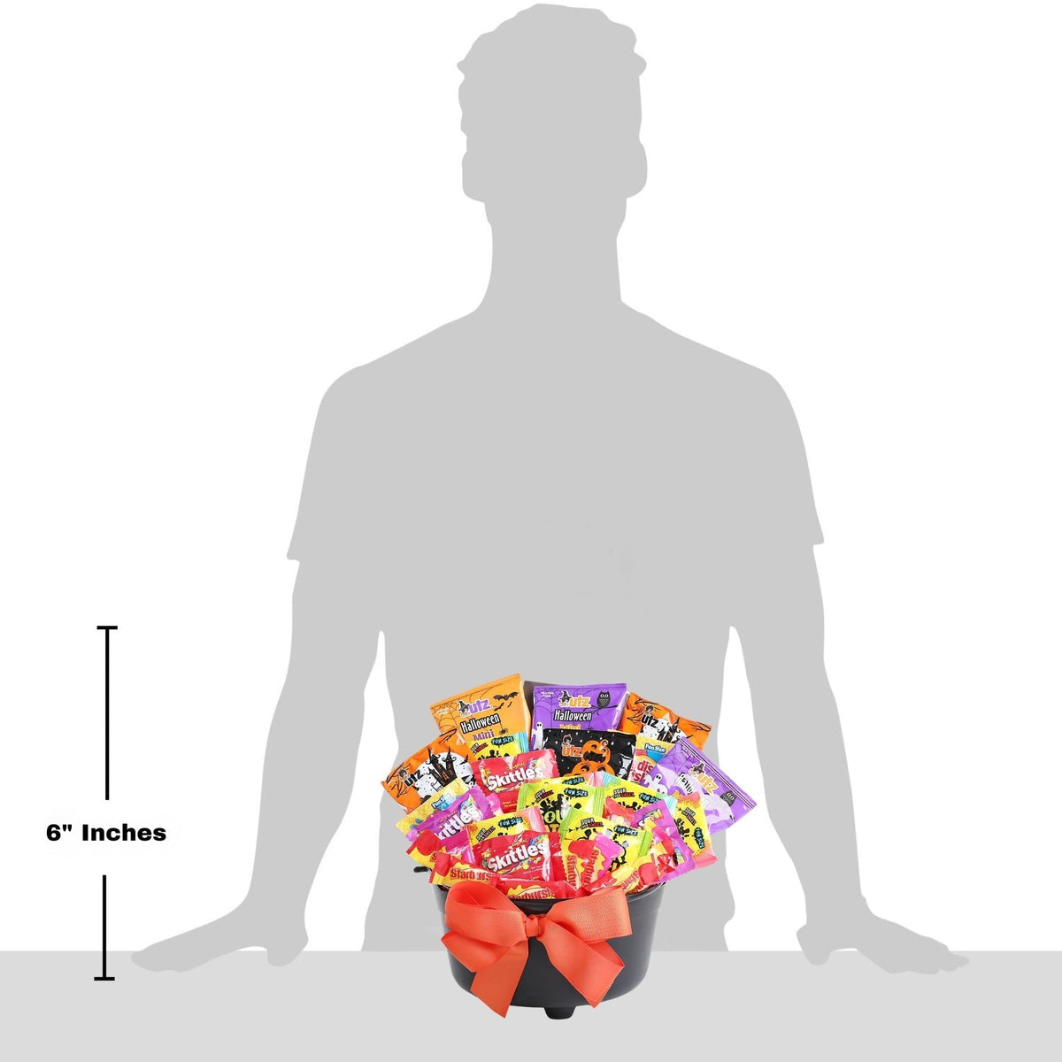 Witch's Cauldron of Halloween Treats Gift Basket