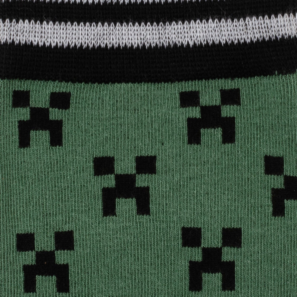 Minecraft Creeper Men's Sock Set ' 3 Pairs