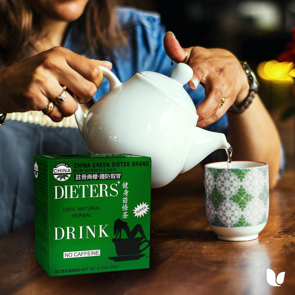 Uncle Lee's Tea China Green Dieters Tea – Beginner-Safe Slimming Tea with Built-In Gradual Introduction Instructions